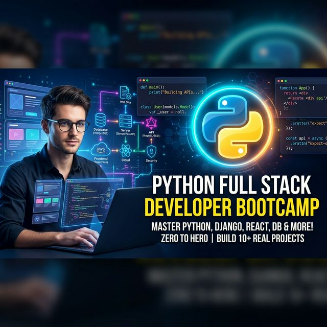 Complete Python Full Stack Developer Bootcamp 2026